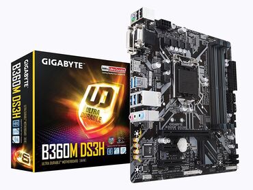 Qida blokları: Ana Platası Gigabyte B360M, İşlənmiş