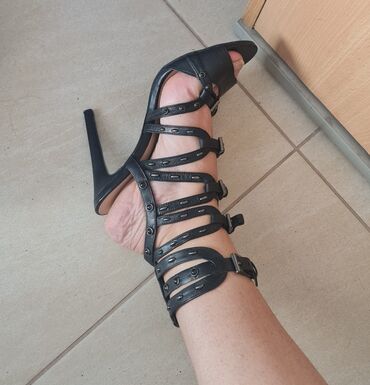 sandale sa debelim djonom: Sandals, Zara, 38