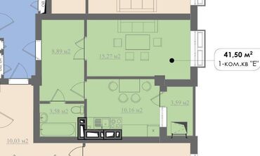 продается дом новопокровка: 1 комната, 42 м², Элитка, 3 этаж, ПСО (под самоотделку)