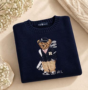 kisi godekce: Sviter, Ralph Lauren, M, rəng - Göy — 2