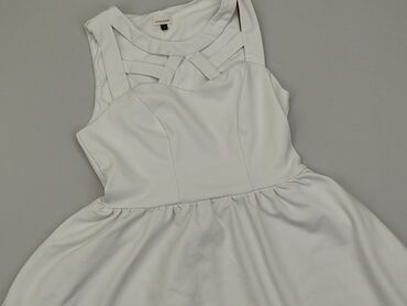 biała sukienki mini: Sukienka, M, River Island, stan - Dobry