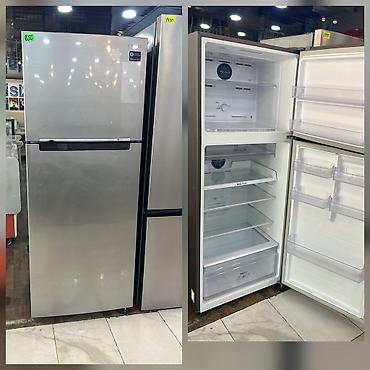 samsung soyuducu qiymətləri: İki qapılı, üstdən donduruculu soyuducu. Paslanmayan polad (inox) — 1