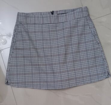 Shorts, Britches: L (EU 40), color - Grey, Plaid