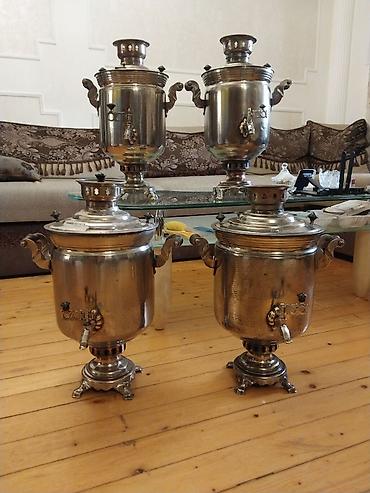 samovar 10 litre: Samovarlar 7 və 5 litrlik.qiymət 5 litrliyə aiddir — 1