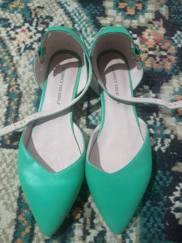 корейские туфли: Туфли Respect, 35, цвет - Зеленый