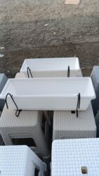 Bitkilər üçün dibçəklər: Dipçək Asılqan – Balkon üçün Ağ Rəngdə Balkon və pəncərə üçün ideal -da lalafo.az — 6 Bitkilər üçün dibçəklər: Dipçək Asılqan – Balkon üçün Ağ Rəngdə Balkon və pəncərə üçün ideal — 6