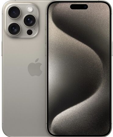 бишкек айфон 16: IPhone 15 Pro Max, Колдонулган, 256 ГБ, Natural Titanium, 99 %