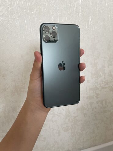 iphone 11 pro цена бу: IPhone 11 Pro Max, Колдонулган, 512 ГБ, Natural Titanium, Коргоочу айнек, Каптама, Куту, 84 %