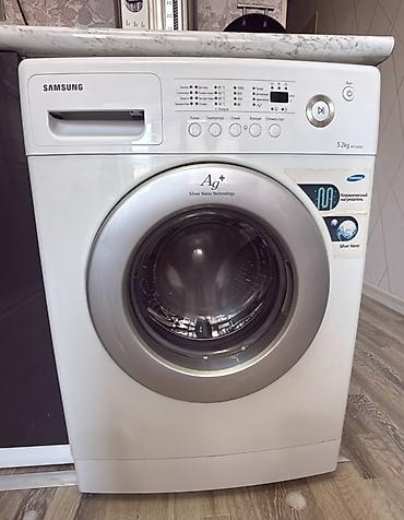 ət maşini: Paltaryuyan maşın Samsung, 5 kq, İşlənmiş, Avtomat, Qurutmasız, Ödənişli çatdırılma — 1