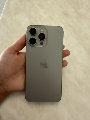 айфон 15 про max: IPhone 15 Pro Max, Колдонулган, 512 ГБ, Графит, Каптама, 85 %