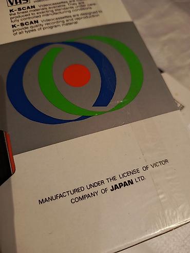 dvd aliram: K-SCAN E-180 VHS videokassetləri 50 ədəd var biri 1 manat çox alana — 1