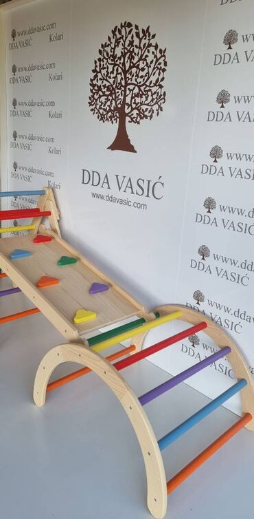 Ostali dečiji nameštaj: Penjalica za Decu komplet model 1 xxl model Ekskluzivne Ručno — 5