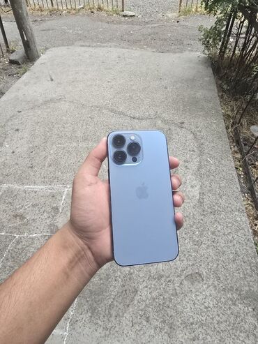 12 про цена бишкек бу: IPhone 13 Pro, Б/у, 256 ГБ, Sierra Blue, Защитное стекло, 95 %