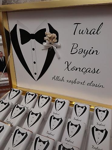 ramazan dekor: Şəxsi dizaynlı şirniyyatlı hədiyyə kartları və xatirə setləri - — 4