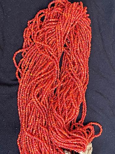 Бусы: Коралловый бисер, продаю много разных винтажных украшений, бус с — 3