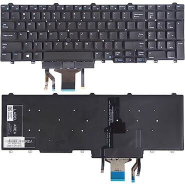 Батареи для ноутбуков: Клавиатура Dell Latitude E5550 с подсветкой Арт.3233 Совместимость