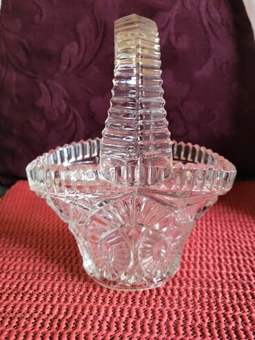 Kante: Korpa nova perfektan rad,ceska 70te. Korpa je cela od stakla. sve — 6