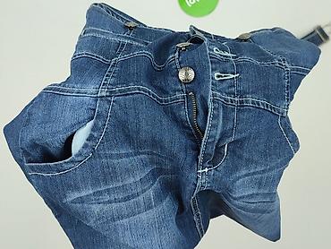 jeans drill: Ogrodniczki damskie, rozmiar L — 6
