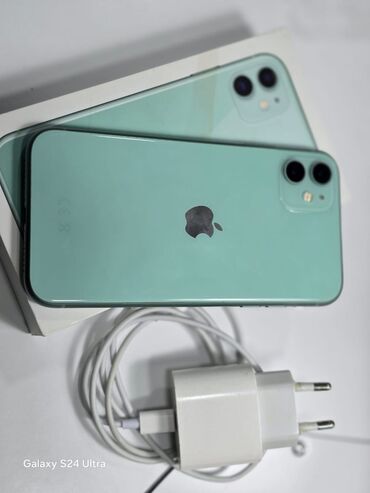 телефон для пожилых людей fly: IPhone 11, 128 ГБ, Alpine Green, Face ID, Отпечаток пальца, С документами