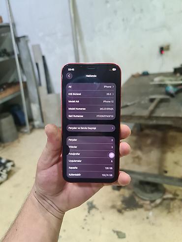 телефон fly li lon 3 7 v: IPhone 12, 128 ГБ, Красный — 4