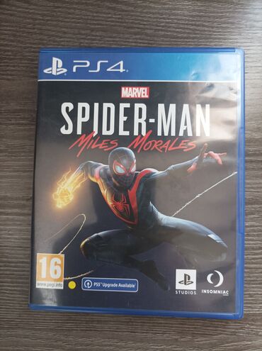 Игры для PlayStation: Продаю диск Spider man miles morales на playstation 4