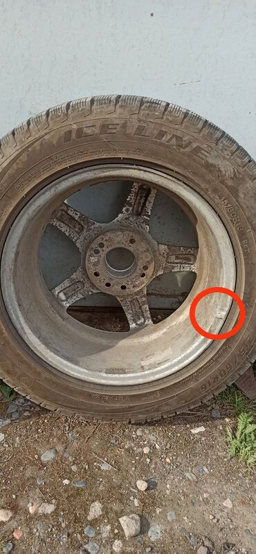 Диски: Литые Диски R 16 Honda, Комплект, отверстий - 5, Б/у