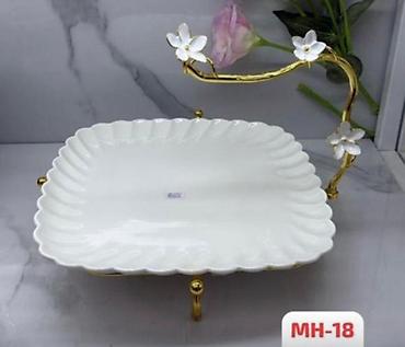 Декоративное сервировочное блюдо на подставке MH‑18. - Форма