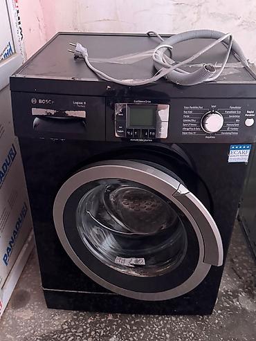 Bosch Logixx 9 Perfect ön-yükləməli paltaryuyan maşın - Rəng: qara