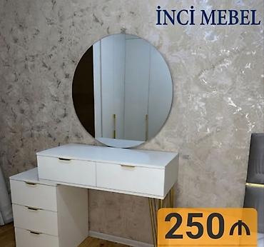 Ev və bağ: Düz masa, Stulsuz, Polkasız, Siyirməli, Azərbaycan, Sadə laminat — 1