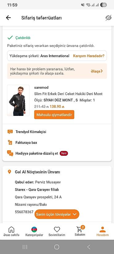gence geyim: Saremod markasinin tebii deri godekcesi.Trendyoldan alinib.Qara — 3