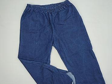 jeans cargo: Spodnie materiałowe damskie, rozmiar One size — 1