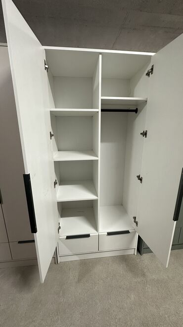 Шкафы для одежды: Шкаф для одежды, Новый, Прямой, ЛДСП — 8