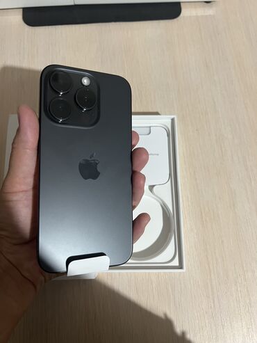 айфон 13 цена бишкек бу: IPhone 15 Pro, Колдонулган, 256 ГБ, Black Titanium, Куту, 95 %