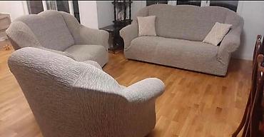 Prekrivači za nameštaj: Prekrivaci za dvosed,trosed i fotelju.Elasticne navlake za garniture i — 12