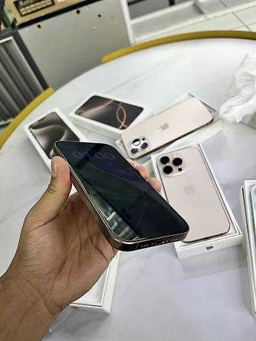 Уюлдук телефондор жана аксессуарлар: IPhone 16 Pro 256гб (цвет золотистый коробка документ имеется АКБ 91% — 4