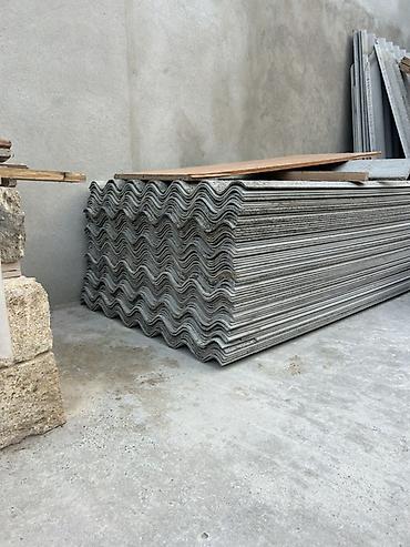 usda alətləri: Şifer dam örtüyü vərəqləri - Material: Dalğalı beton/şifer panellər - — 4