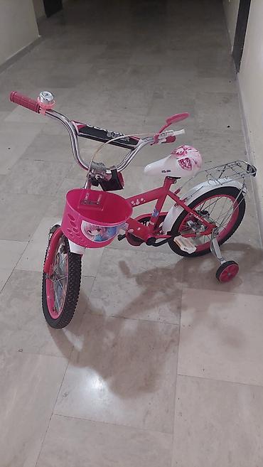 velosiped 28 type 1: Uşaq velosipedi – Pink Star temalı, 2 əlavə təhlükəsizlik təkərli — 2