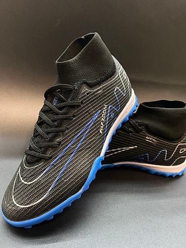 Бутсы: Футбольные сороконожки Nike Air zoom с высоким верхом, обеспечивающим — 10