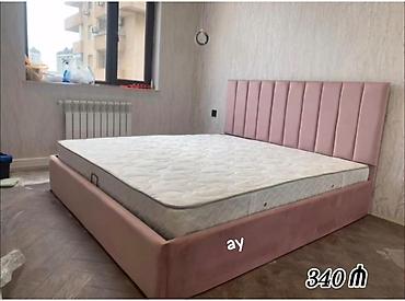 ortopedik matras: Məhsul: Yumşaq başlıqlı iki nəfərlik çarpayı və döşək dəsti - Rəng — 1