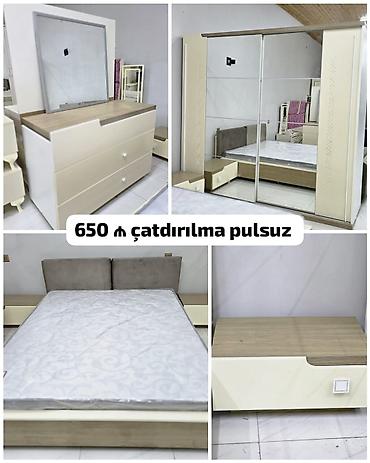 İkinəfərlik çarpayı, Dolab, Termo, 2 tumba, İşlənmiş
