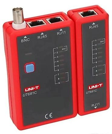 Мультиметры и тестеры: Unit UT681C Şəbəkə Kabeli Test Cihazı Peşəkar əl tipli kabel testeri at lalafo.az — 1 Мультиметры и тестеры: Unit UT681C Şəbəkə Kabeli Test Cihazı Peşəkar əl tipli kabel testeri — 1