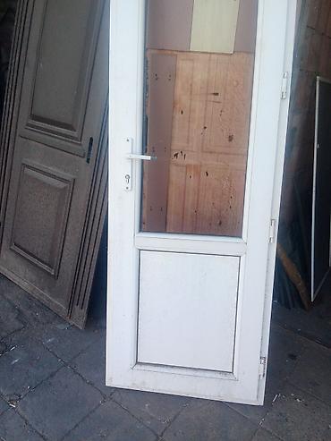 plastik utu: Hamam üçün İşlənmiş Plastik qapı 80x205 sm Çərçivə ilə, Ünvandan götürmə — 7