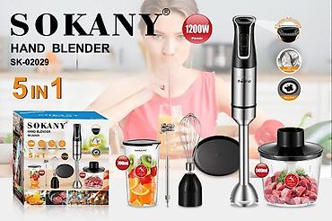 Техника и электроника: Ручной блендер SOKANY SK‑02029 — многофункциональный комплект 5 в 1 — 1