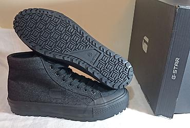 zara s: G-STAR RAW visoke patike – crni denim 44 Cena- 3890 din - Model — 5