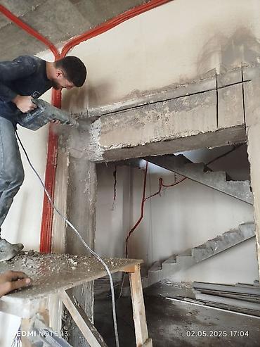 Beton işləri: Beton kəsən beton deşən betonlarin i̇stənilən ölçüdə vəi̇stənilən — 7