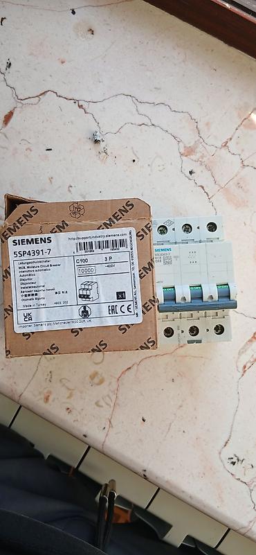dini saat: Siemens 5SP4391-7 avtomatik qoruyucu açar (MCB) - Brend/model — 1