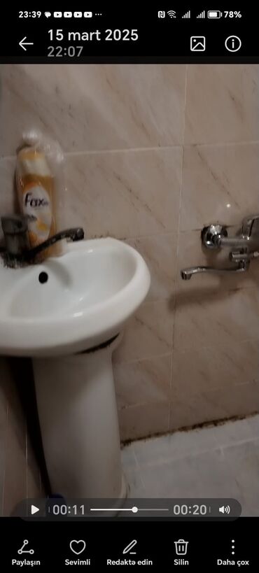 Uzunmüddətli kirayə mənzillər: Bineqedide azadliq metrosuna yaxin 5/1 mertebesi de 1 otaqli ev 300 — 5