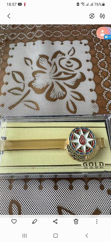 qalstuk: Qalstuk, Gold Style, rəng - Qızılı — 1