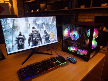 Rover: 🔥 Ultra Güclü Gaming Komputer + 24″ FHD 240Hz RAMPAGE Monitor 🔥 💻