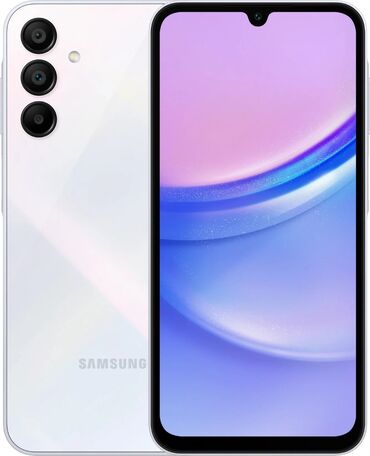 galaxy a20: Samsung Galaxy A15, Б/у, 256 ГБ, цвет - Белый, 2 SIM